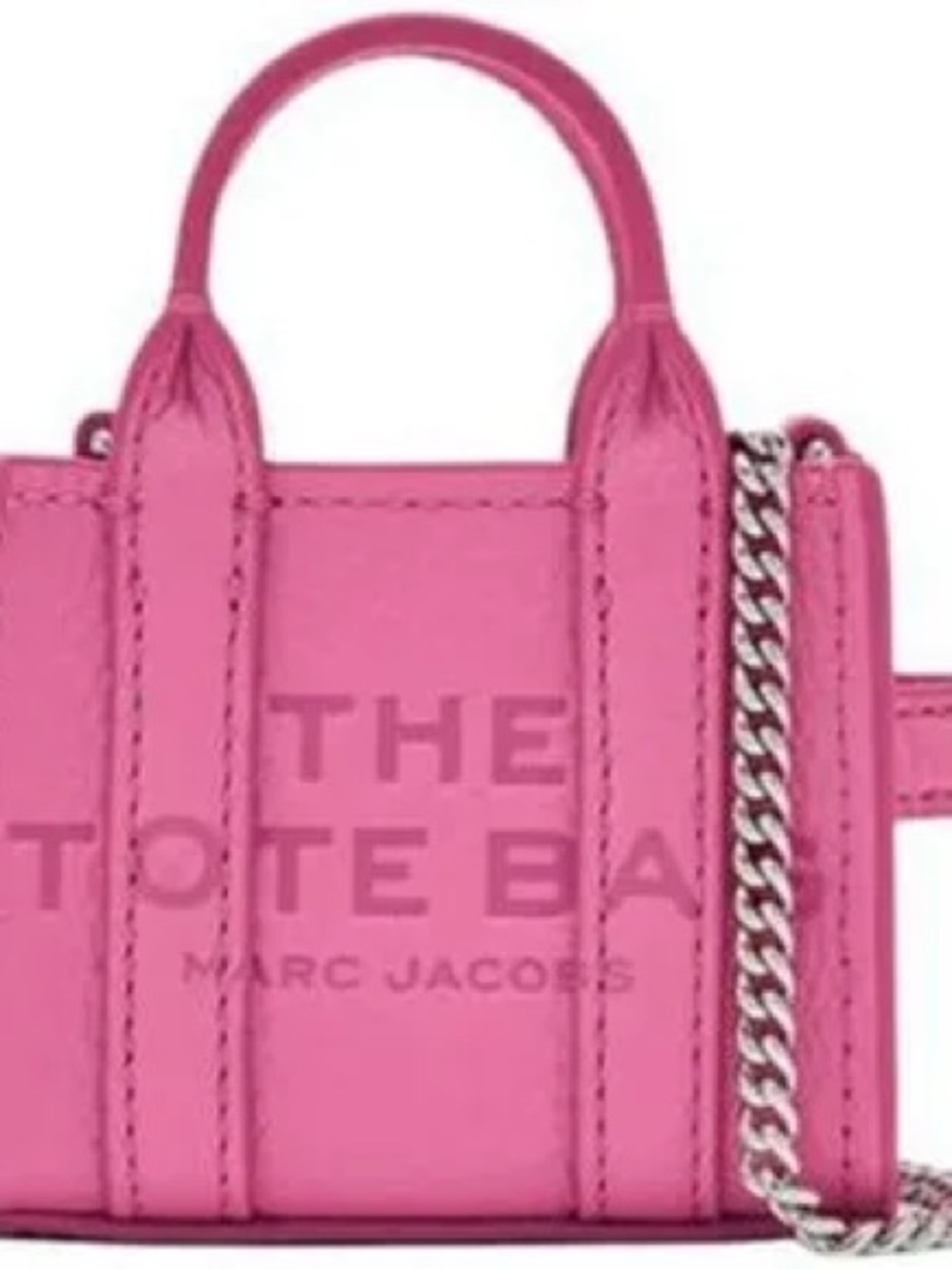 BRAND NEW Marc Jacobs Bow Pink Chain Tote Crossbody